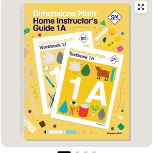 Singapore Dimensions Math 1A home instructors guide